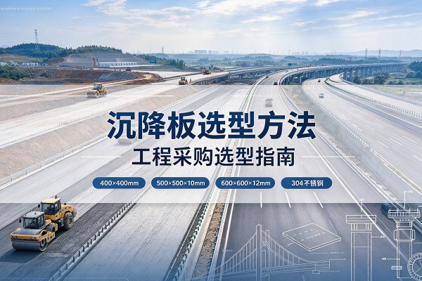 三河沉降板选择方法