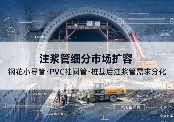 三河注浆管细分市场扩容，隧道钢花小导管、PVC 袖阀管、桩基后注浆管需求分化