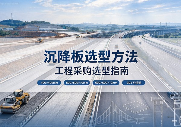 三河沉降板选择方法